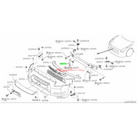 Genuine Nissan Front Bumper Reinforcement Lower Bracket (RH) Fits Nissan R35 GTR CBA 07-11