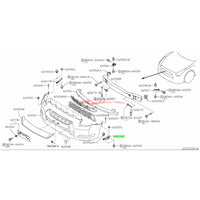 Genuine Nissan Front Bumper Upper Side Indicator Support Bracket (LH) Fits Nissan R35 GTR CBA (-10/2010)