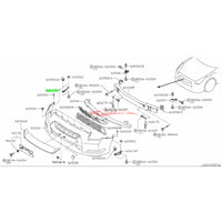 Genuine Nissan Front Bumper Upper Side Indicator Support Bracket (RH) Fits Nissan R35 GTR CBA (-05/2010)