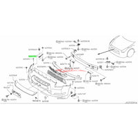Genuine Nissan Front Bumper Upper Side Indicator Support Bracket (RH) Fits Nissan R35 GTR CBA (-10/2010)
