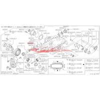 Genuine Nissan Front Differential Bearing & Oil Seal Rebuild Kit (F160) Fits Nissan R32/R33/R34 Skyline & C34 Stagea (4WD)