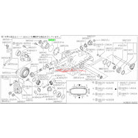Genuine Nissan Front Differential Bearing & Oil Seal Rebuild Kit (F160) Fits Nissan R32/R33/R34 Skyline & C34 Stagea (4WD)
