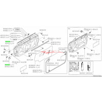 Genuine Nissan Front Door Hinge (LH Lower / RH Upper) Fits Nissan Skyline R32