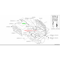 Genuine Nissan Front Hood Rubber Seal Fits Nissan S13 180SX