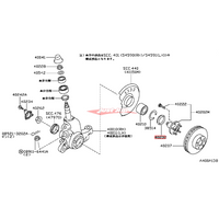 Genuine Nissan Front Hub Wheel Bearing Seal (Inner / Outer) Fits Nissan R32/R33/R34 Skyline, C34 Stagea & Z32 300ZX (2WD/4WD)