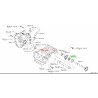 Genuine Nissan Front Inner Driveshaft Retainer Seal Dust Cover L/H Fits Nissan R35 GTR