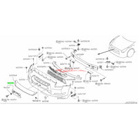 Genuine Nissan Front License Plate Bracket Fits Nissan R35 GTR CBA (07-09)