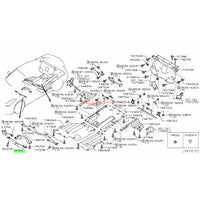 Genuine Nissan Front Lower Chassis Member Cross Bar Bracket Fits Nissan R35 GTR