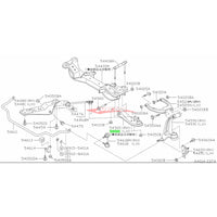 Genuine Nissan Front Lower Control Arm (L/H) Fits Nissan R33/R34 Skyline GTS/T & GT/T (2WD)