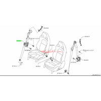 Genuine Nissan Front Seat Belt Assembly R/H Fits Nissan R35 GTR JDM (11/07-11/10)