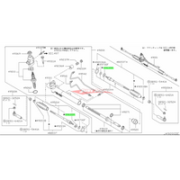 Genuine Nissan Front Steering Rack Tie Rod Inner Locking Plate Fits Nissan A31/N13/N14/N15/S13/S14/S15/R32/R33/C33/Z31/Z32