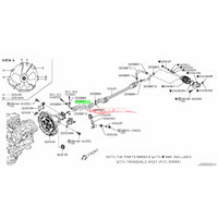 Genuine Nissan Front Transmission Water Cooler Line Hose "A" Fits Nissan R35 GTR