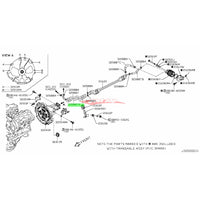 Genuine Nissan Front Transmission Water Cooler Line Hose "B" Fits Nissan R35 GTR