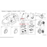 Genuine Nissan Front Upper Door Tweeter Speaker L/H Fits Nissan R35 GTR