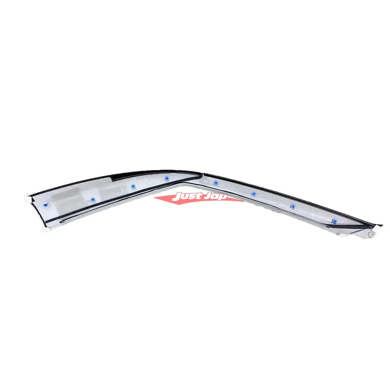 Genuine Nissan Front Windscreen Pillar Trim / Roof Turret Moulding L/H (KAD Gunmetal) Fits Nissan R35 GTR CBA 2007-