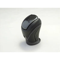 Genuine Nissan Gear Shift Knob (Black Leather - Grey Stitching) Fits Nissan R35 GTR