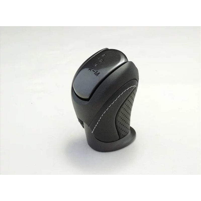 Genuine Nissan Gear Shift Knob (Black Leather - Grey Stitching) Fits Nissan R35 GTR