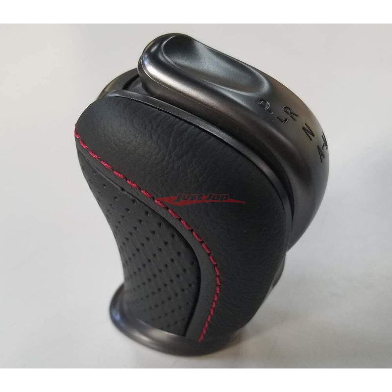 Genuine Nissan Gear Shift Knob (Black Leather - Red Stitching) Fits Nissan R35 GTR (Track Edition)