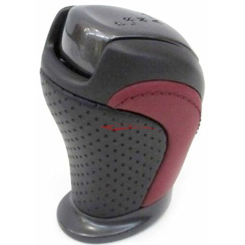 Genuine Nissan Gear Shift Knob (Black / Red Leather) Fits Nissan R35 GTR (Black Edition)