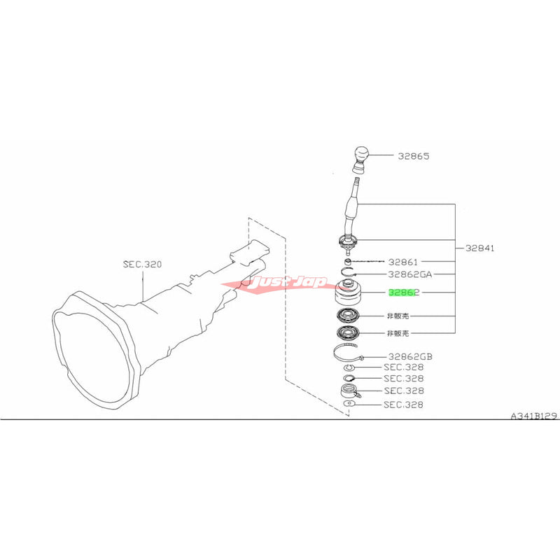 Genuine Nissan Gear Shifter Boot Fits Nissan S15 Silvia & 200SX (6 Speed)