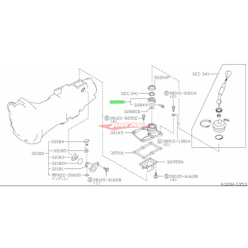 Genuine Nissan Gear Shifter Cup Bush Fits Nissan S13/S14/S15/R31/R32/R33/R34/C34/A31/Z31