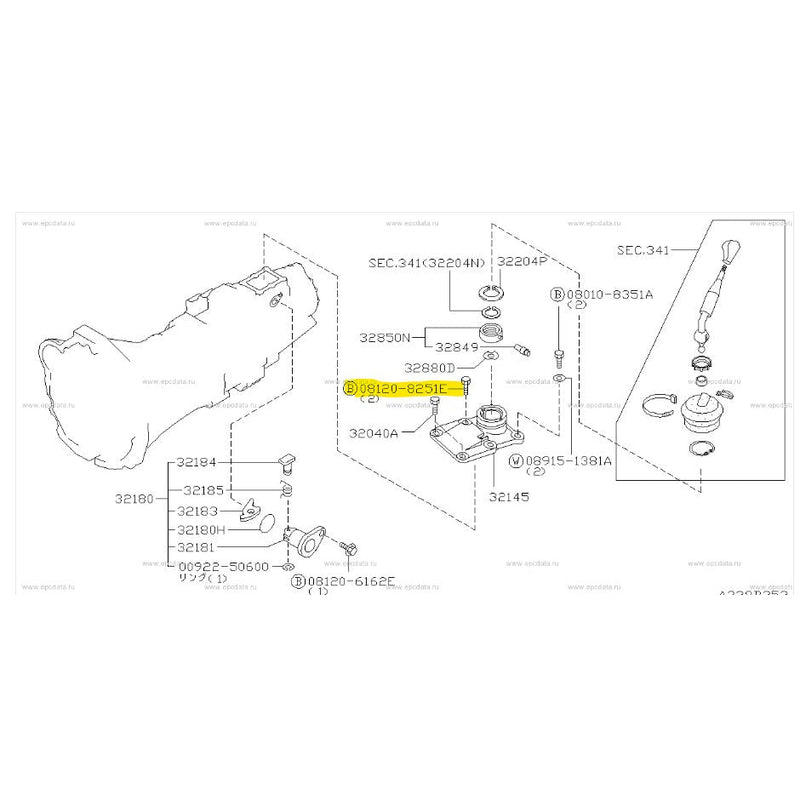 Genuine Nissan Gear Shifter Housing Bolts Fits Nissan (Check Compatibility)