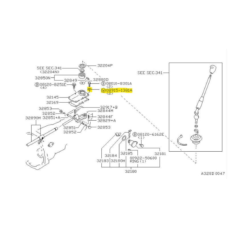 Genuine Nissan Gear Shifter Housing Washer Fits Nissan Vehicles (Check Compatibility)