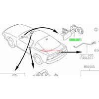 Genuine Nissan Glove Box Lock Assembly Fits Nissan S13 Silvia/180SX