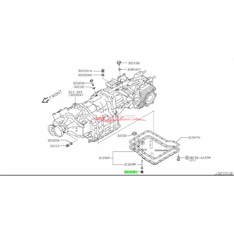 Genuine Nissan GR6 Transmission Drain Plug Fits Nissan R35 GTR