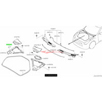 Genuine Nissan Hood Ledge Cover R/H (VIN Tag Cover) Fits Nissan R35 GT-R