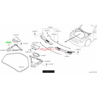 Genuine Nissan Hood Ledge Cover R/H (VIN Tag Cover) Fits Nissan R35 GT-R