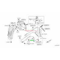 Genuine Nissan Inner Guard Liner Screw Grommet Fits Nissan (Check Compatibility)