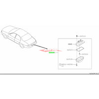Genuine Nissan License Plate Lamp Assembly Fits Nissan R32 Skyline