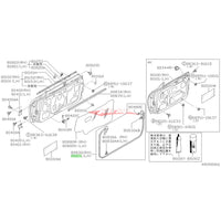 Genuine Nissan Lower Door Rubber Weatherstrip (L/H) Fits Nissan R32 Skyline (Coupe)