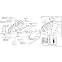 Genuine Nissan Lower Door Rubber Weatherstrip (R/H) Fits Nissan R32 Skyline (Coupe)