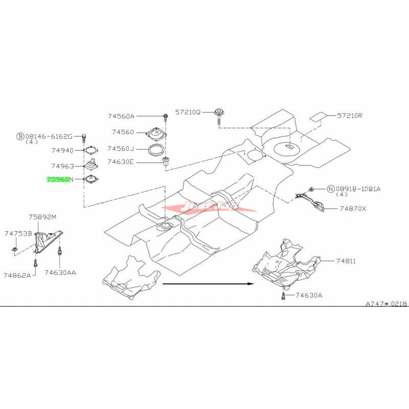 Genuine Nissan Lower Gear Shifter Rubber Boot Fits Nissan A31/S13/S14/S15/R32/R33/R34/C34/Y31