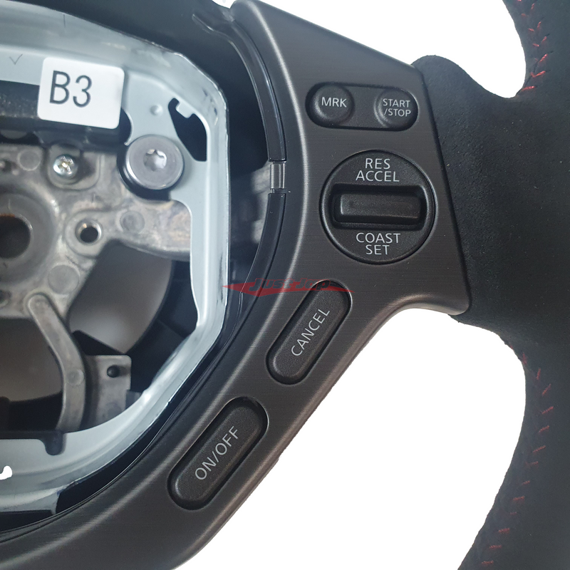 Genuine Nissan Nismo Edition MY14 Alcantara Steering Wheel (Red Stitching) Fits Nissan R35 GTR 07-16