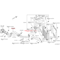 Genuine Nissan Oil Cooler Line Hose L/H Fits Nissan R35 GT-R