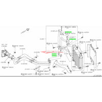 Genuine Nissan Oil Cooler / Oil Line Rubber O Ring Gasket Fits Nissan R35 GTR