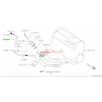 Genuine Nissan Oil Cooler Rear Upper Water Hose Fits R33/R34 Skyline, C34 Stagea & C34/C35 Laurel RB25DET / RB25DET Neo