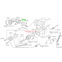 Genuine Nissan Oil filter Block O-ring Fits Nissan (See Vehicle Compatibility)