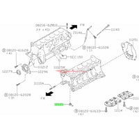 Genuine Nissan Oil Squirter Jet & Banjo Bolt Assembly Fits Nissan A31/C32/C33/C34/C35/R32/R33 RB20DET/RB25DET (Non NEO)