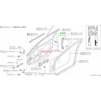 Genuine Nissan Outer Door Mould Screw Fits Nissan (Check Compatibility)