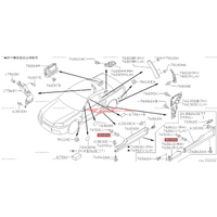 Genuine Nissan Outer Side Skirt Clip (Male) Fits Nissan M35 Stagea, R34 Skyline, R35 GTR, V35/V36 Skyline, Z33 350Z & Z11/Z12 Cube