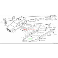 Genuine Nissan Outer Side Skirt Clip (Male) Fits Nissan M35 Stagea, R34 Skyline, R35 GTR, V35/V36 Skyline, Z33 350Z & Z11/Z12 Cube