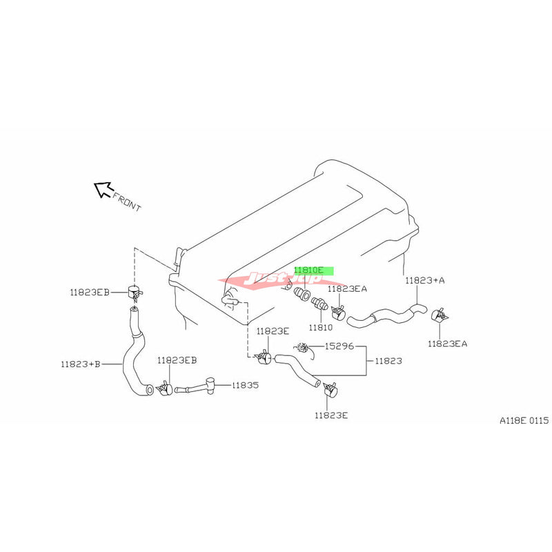 Genuine Nissan PCV Valve Grommet Seal Fits Nissan SR20DE/T, RB20DE/T, RB25DE/T & RB26DETT