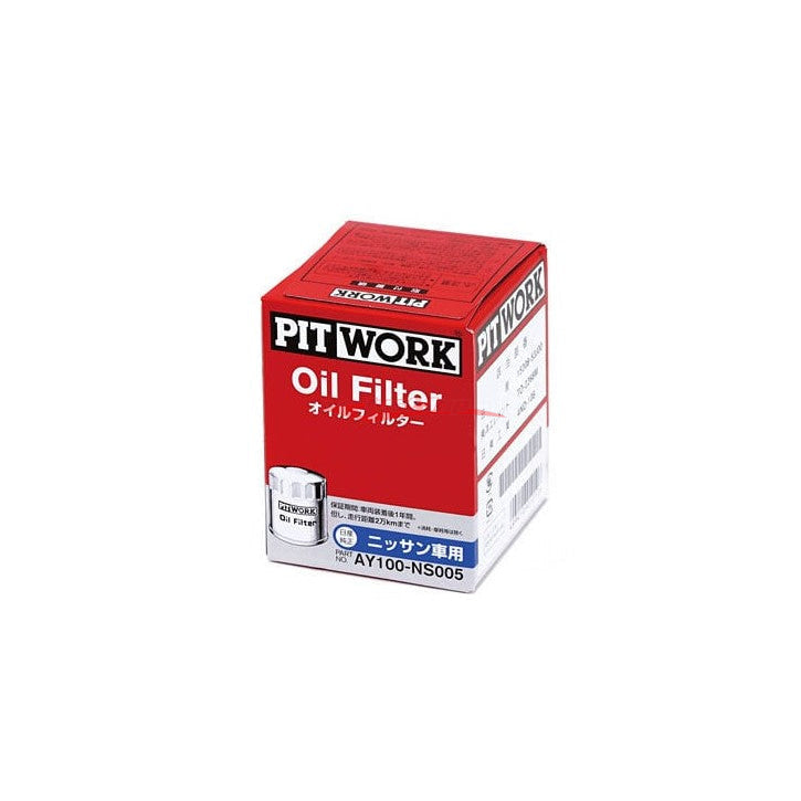 Genuine Nissan Pitwork Oil Filter (15208-53J0A) Fits Nissan S13 Silvia SR20DE/T, C34 Stagea & R34 Skyline RB25DE/T Neo & RB26DETT