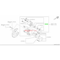 Genuine Nissan Pitwork Rear Brake Caliper Seal Kit Fits Nissan A31 Cefiro, R32/R33 Skyline GTS, C33/C34 Laurel, C34 Stagea & Y32/Y33 Cedric, Cima & Gloria (Single Piston)