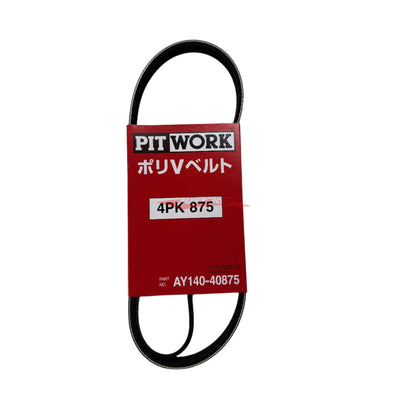 Genuine Nissan Pitwork Water Pump / Alternator Belt (4PK875) Fits Nissan R33/R34 Skyline GTR & C34 Stagea 260RS RB26DETT