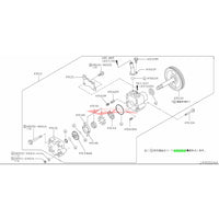Genuine Nissan Power Steering Pump Repair Kit Fits Nissan E51 Elgrand, F50 Cima, P11/P12 Primera, R35 GTR, V36 Skyline, Y51 Fuga & Z34 370Z